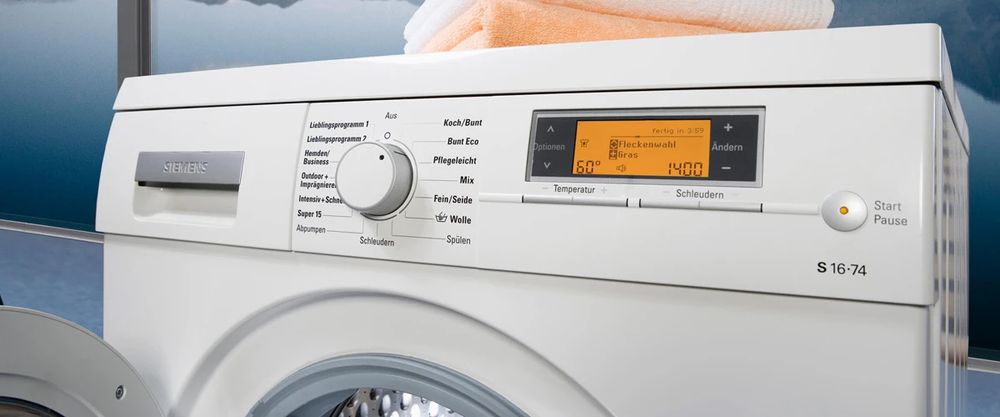 пральна машина Siemens погано пере